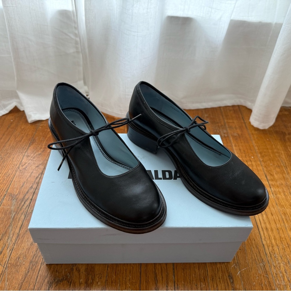 Nicole Sandaña Fabiana Tie Mary Jane Ballerina Flats - Sz 38
